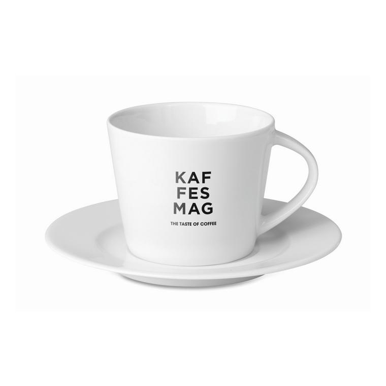 Cappuccino ceasca si farfurie PARIS Alb