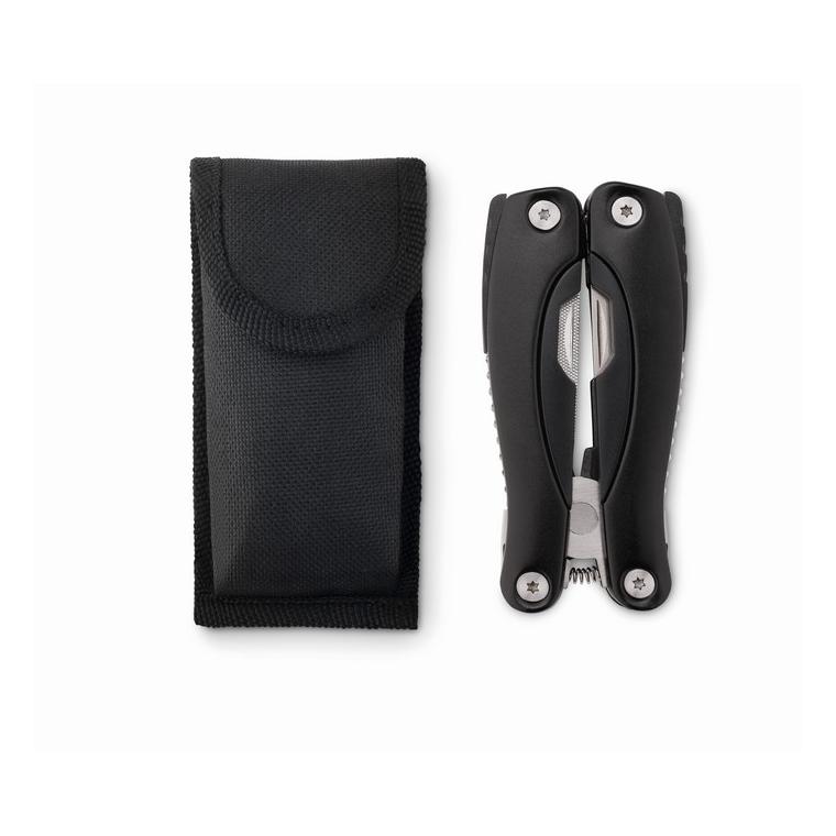 Cuțit multifuncțional pliabil ALOQUIN Negru