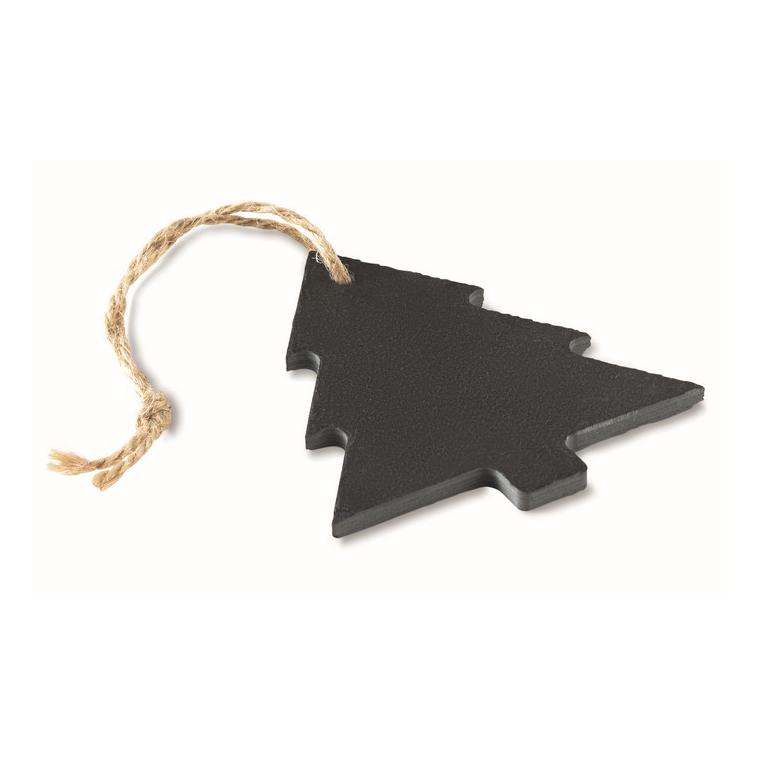 Ornament brad din ardezie SLATETREE Negru