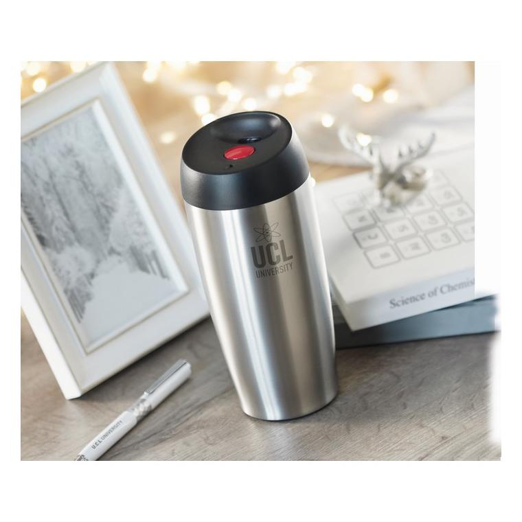 Cană perete dublu voiaj 350 ml UPPSALA Argintiu mat