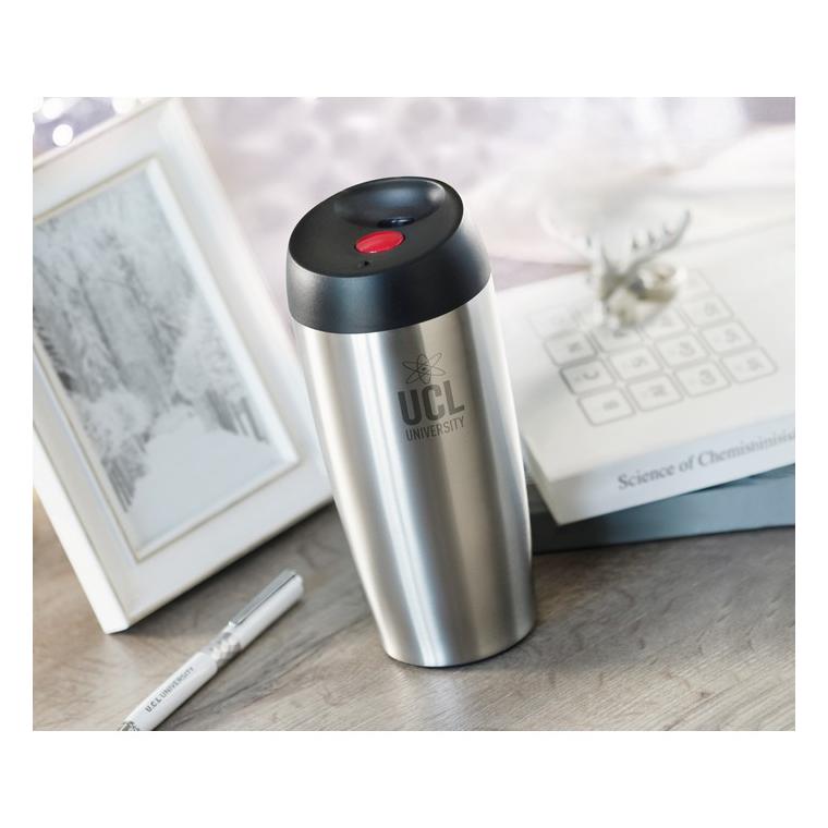 Cană perete dublu voiaj 350 ml UPPSALA Argintiu mat