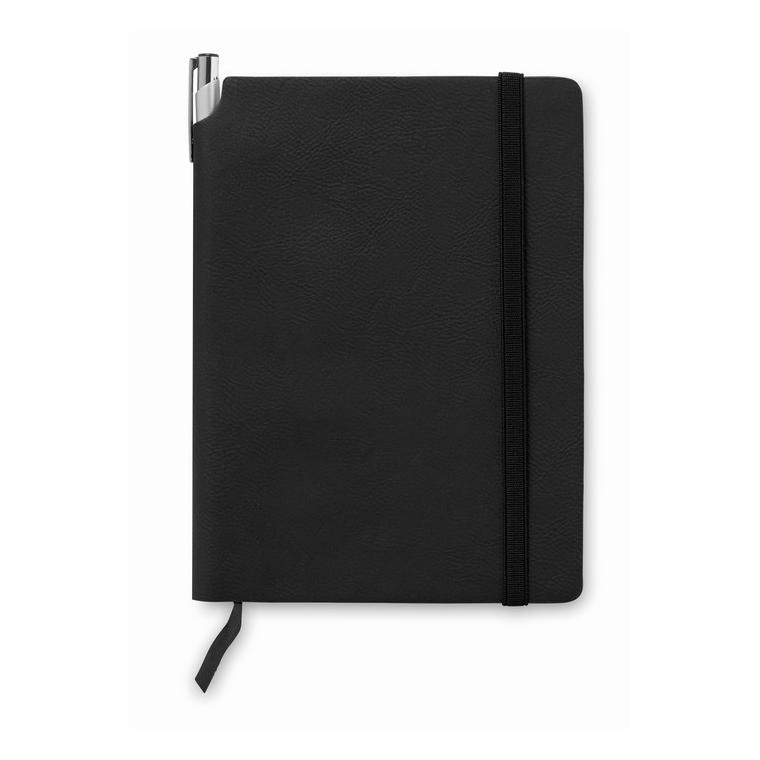 Carnet dictando copertă PU SOFTNOTE Negru
