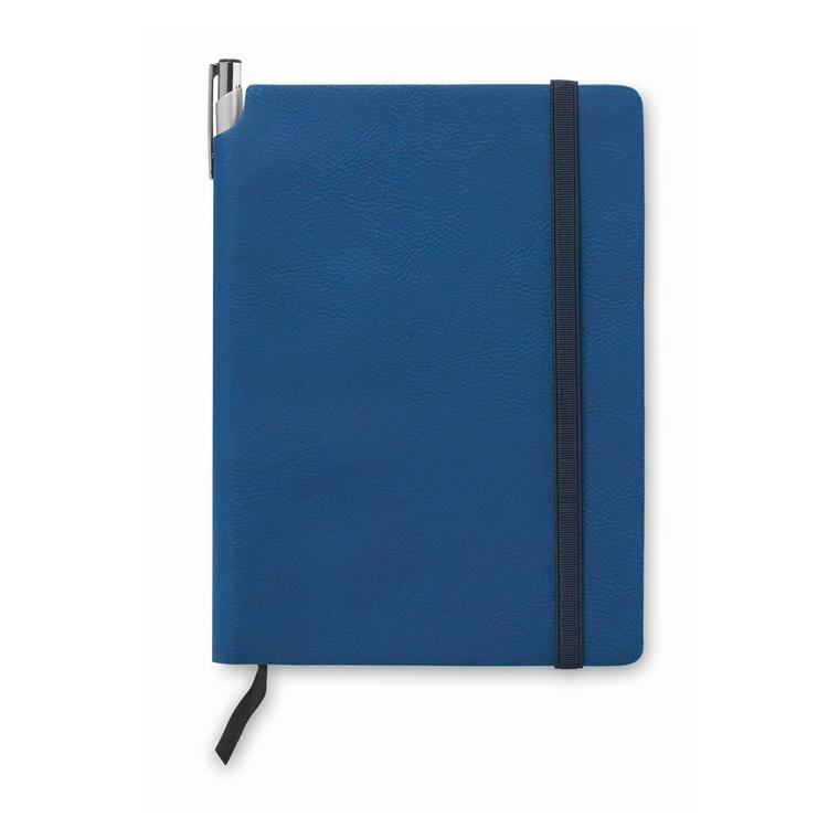 Carnet dictando copertă PU SOFTNOTE Albastru