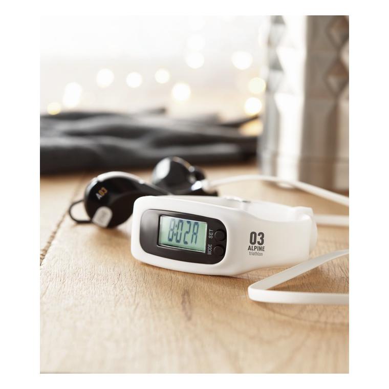 Brățară cu pedometru BRATARA Alb