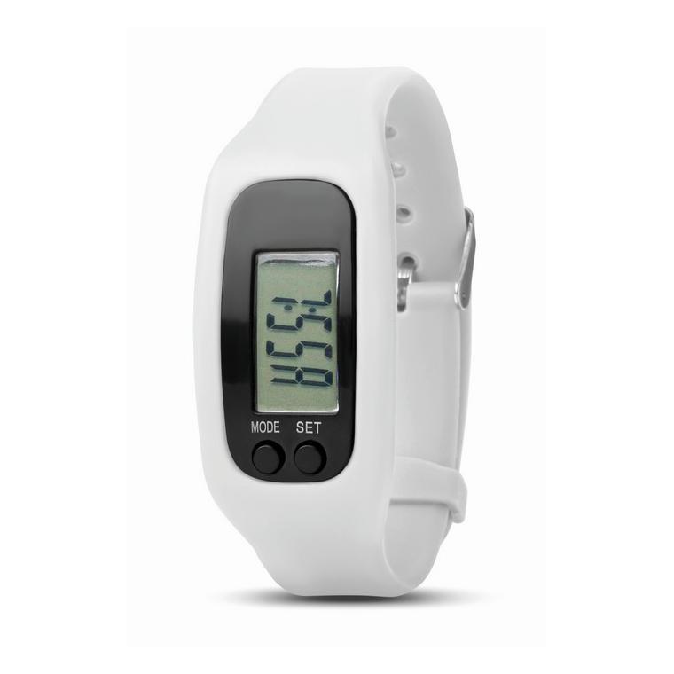 Brățară cu pedometru BRATARA Alb
