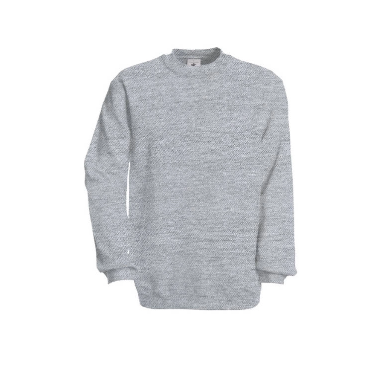 Tricou cu mânecă lungă Set In Sweatshirt gri 3XL