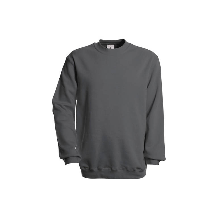 Tricou cu mânecă lungă Set In Sweatshirt gri închis XL