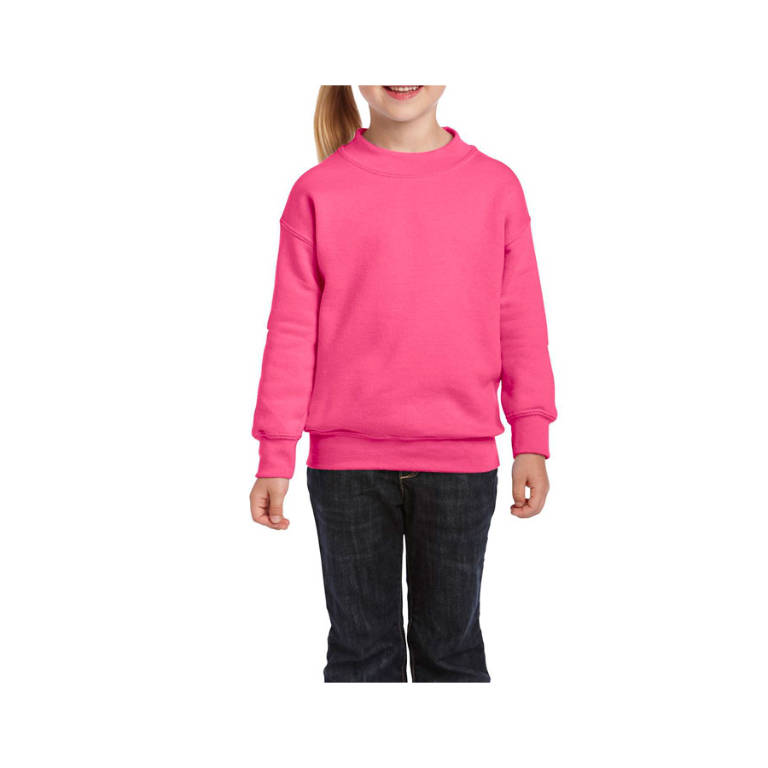 Bluză Copii 255/270 g/m2 YOUTH CREW NECK 18000B roz L