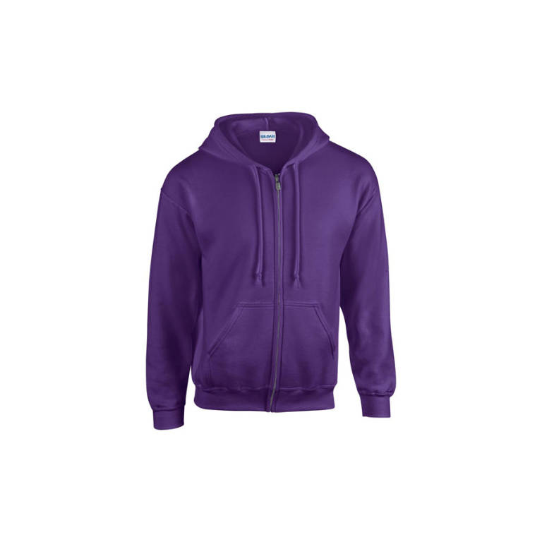 Bluză Bărbat 255/270 g/m2 FULL ZIP HOODED SWEAT 18600 violet XL