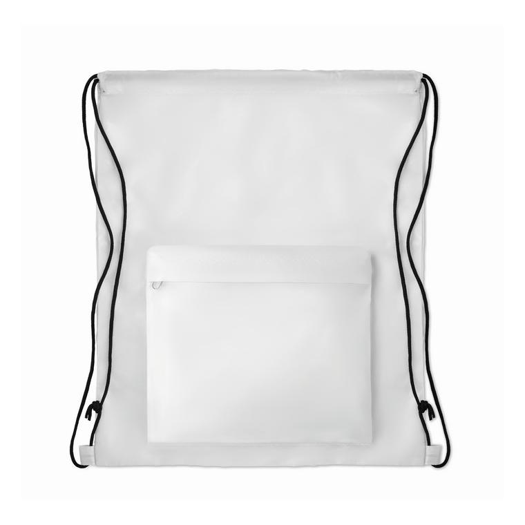 Sac mare cu cordon POCKET SHOOP Alb