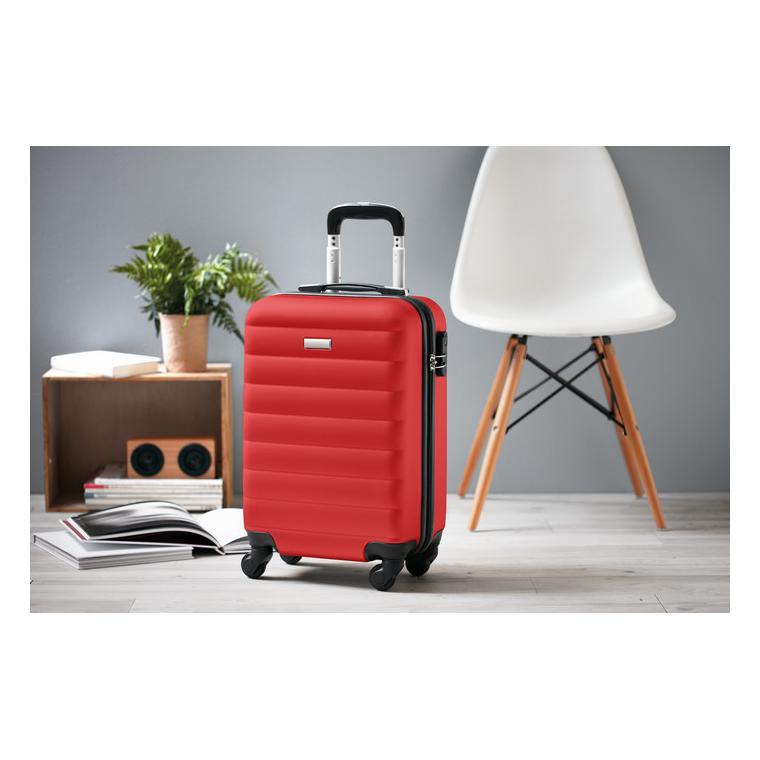 Trolley carcasă tare BUDAPEST Roșu