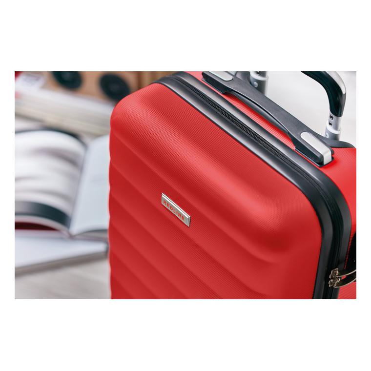 Trolley carcasă tare BUDAPEST Roșu