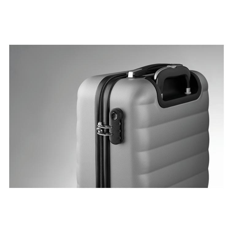 Trolley carcasă tare BUDAPEST Argintiu mat