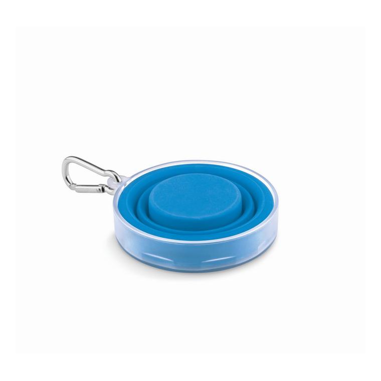 Pahar pliabil silicon CUP PILL Albastru
