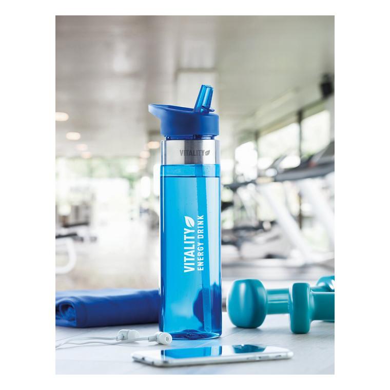 Sticlă sport tritan SICILIA Albastru transparent