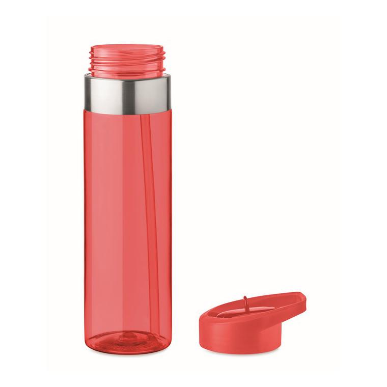 Sticlă sport tritan SICILIA Roșu transparent