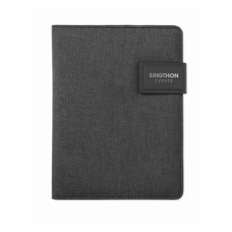 Mapă A5 cu baterie 4000 MAH POWERNOTY Negru