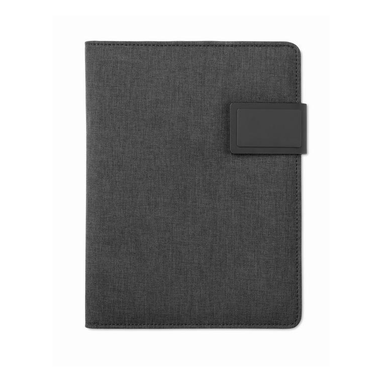 Mapă A5 cu baterie 4000 MAH POWERNOTY Negru