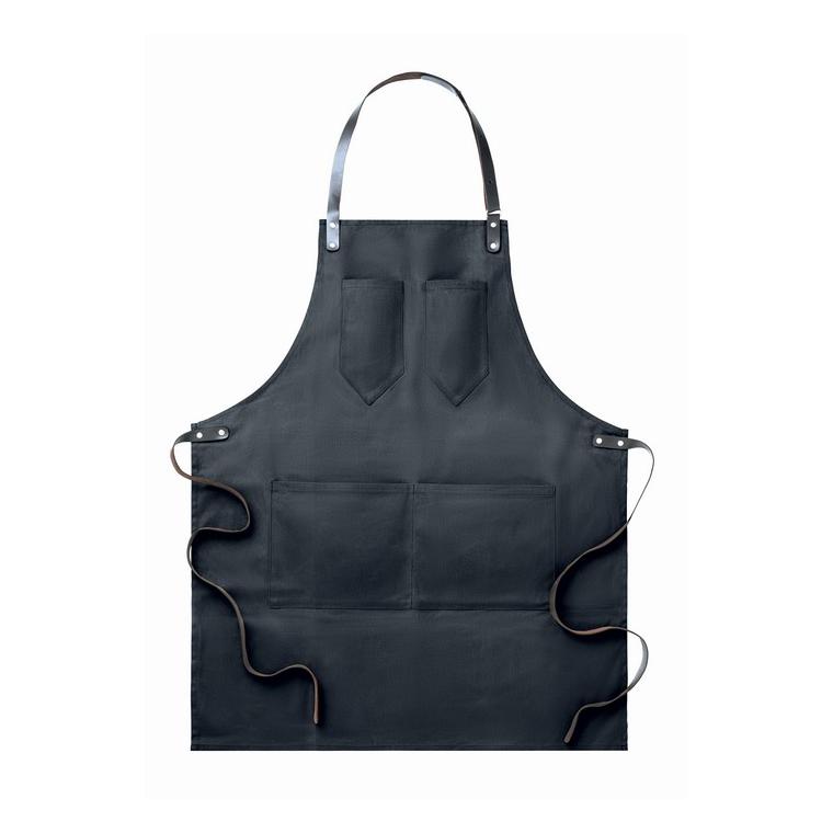 Șorț din piele CHEF Negru