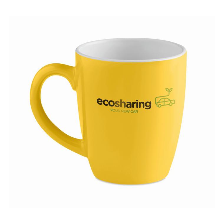 Cană ceramică colorată COLOUR TRENT Galben