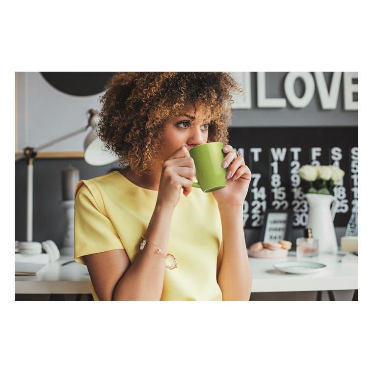 Cană ceramică colorată COLOUR TRENT Verde