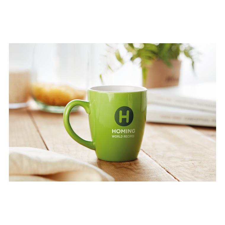 Cană ceramică colorată COLOUR TRENT Verde