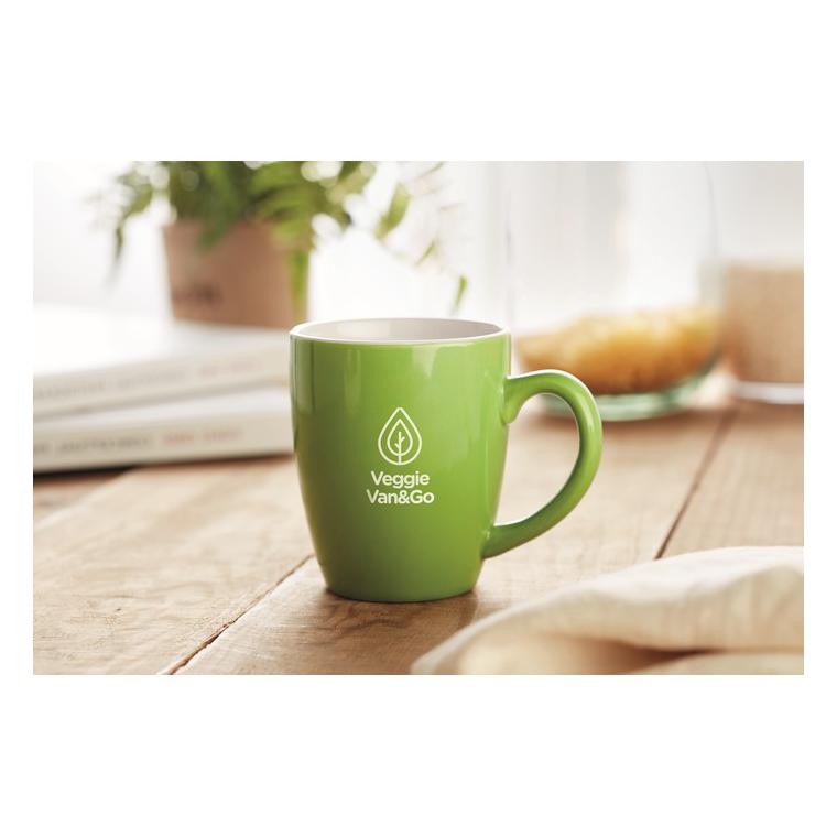 Cană ceramică colorată COLOUR TRENT Verde