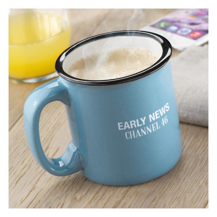 Cană ceramică retro TWEENIES Albastru