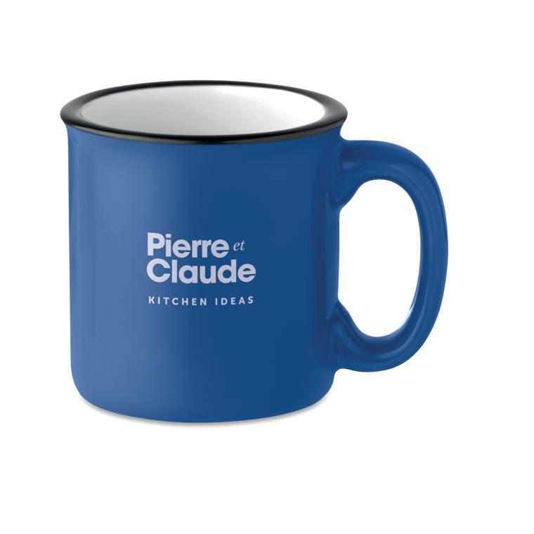 Cană ceramică retro TWEENIES Albastru regal