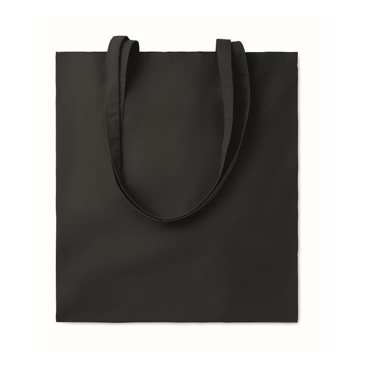 Sacoşă cumpărături cu mânere COTTONEL COLOUR + Negru