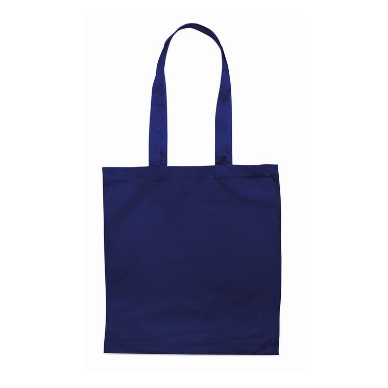 Sacoşă cumpărături cu mânere COTTONEL COLOUR + Albastru