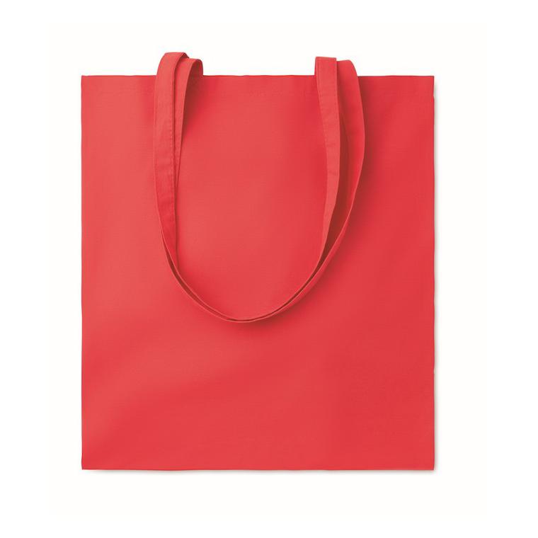 Sacoşă cumpărături cu mânere COTTONEL COLOUR + Roșu