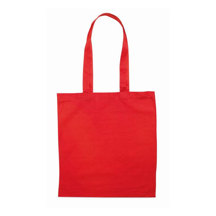 Sacoşă cumpărături cu mânere COTTONEL COLOUR + Roșu