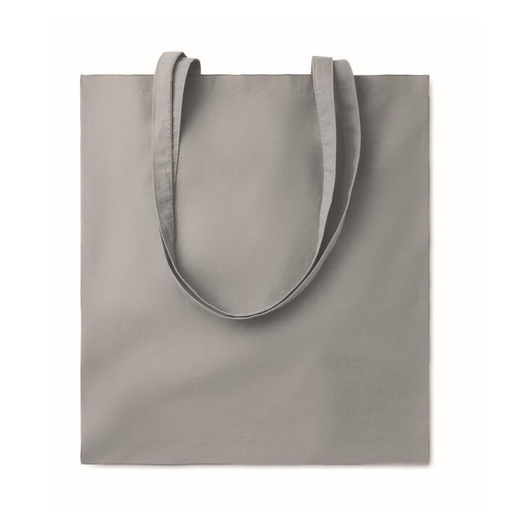 Sacoşă cumpărături cu mânere COTTONEL COLOUR + Gri