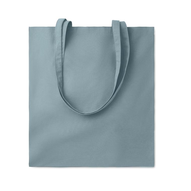 Sacoşă cumpărături cu mânere COTTONEL COLOUR + Petrol