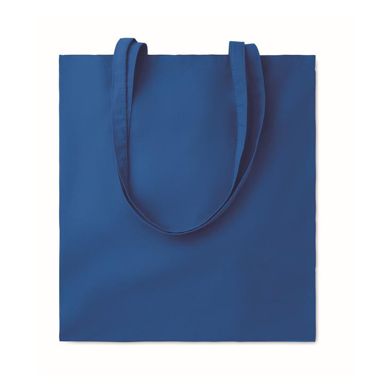 Sacoşă cumpărături cu mânere COTTONEL COLOUR + Albastru regal