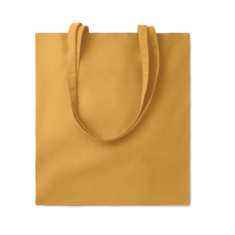 Sacoşă cumpărături cu mânere COTTONEL COLOUR + ocru