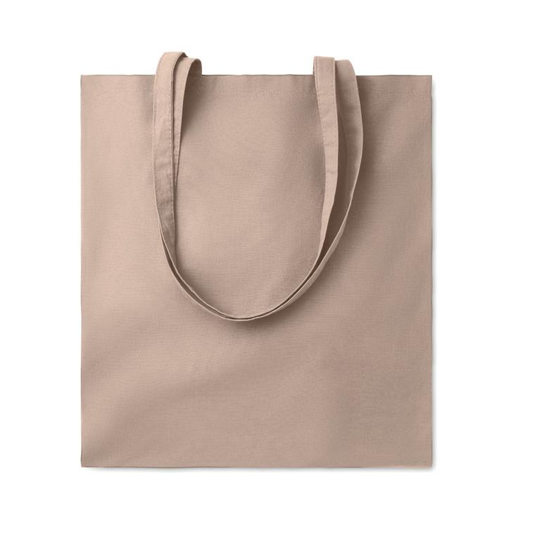Sacoşă cumpărături cu mânere COTTONEL COLOUR + Gri închis