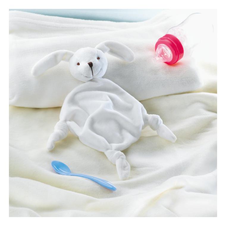 Prosop din pluș pentru copii LULLABY Alb