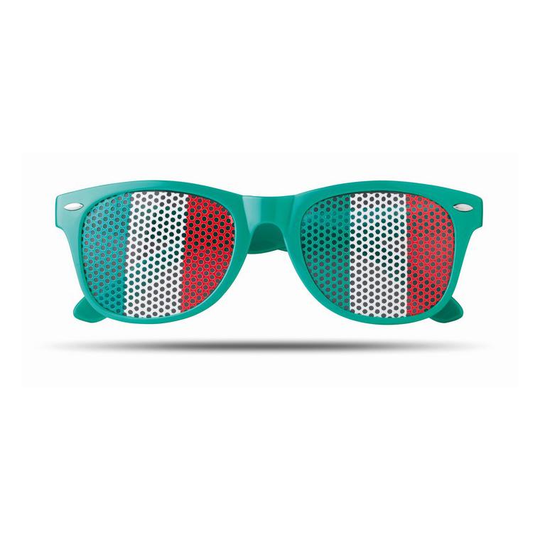 Ochelari de soare fotbal FLAG FUN Verde