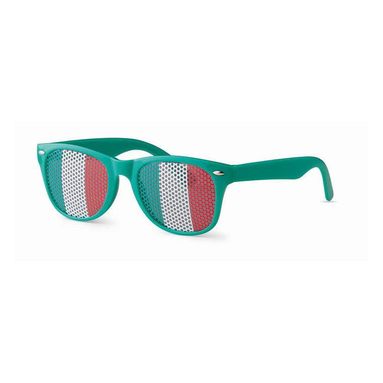 Ochelari de soare fotbal FLAG FUN Verde