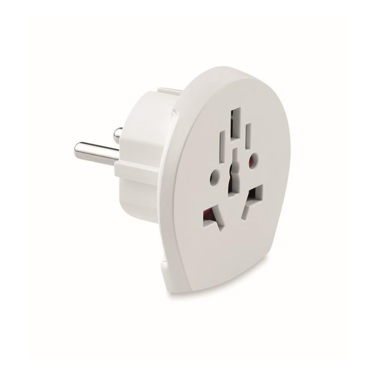 Adaptor universal 3 poli SKROSS Alb