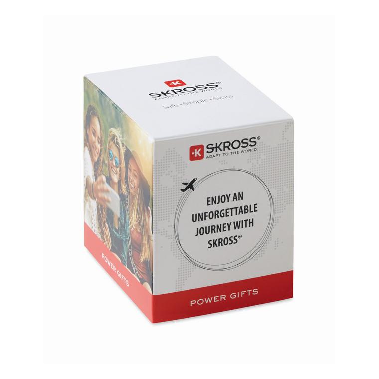 Adaptor universal 3 poli SKROSS Alb