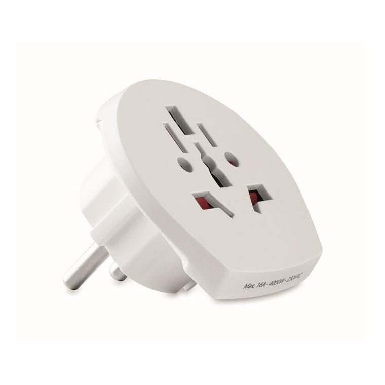 Adaptor universal 3 poli SKROSS Alb