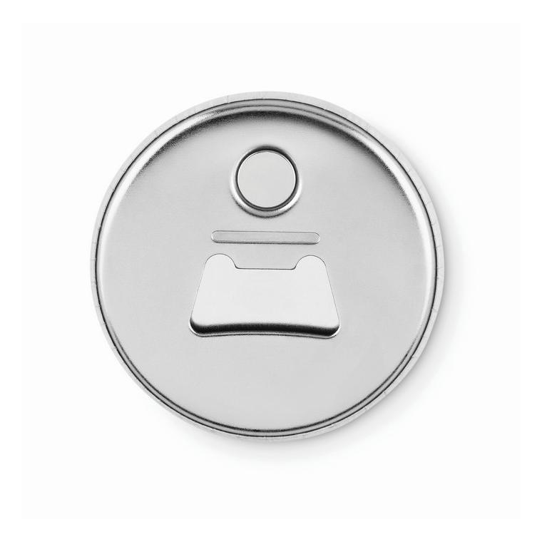 Magnet frigider cu desfăcător PIN OPENER Argintiu mat