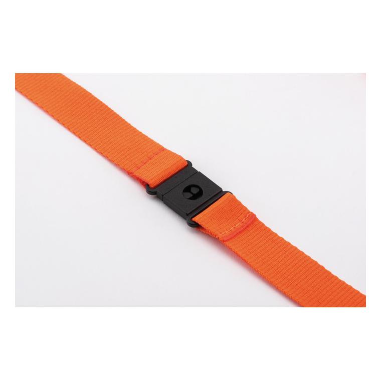 Lanyard, cârlig metal, buclă. PANY Portocaliu