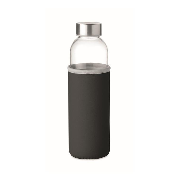 Sticlă de sticlă în husă 500ml UTAH GLASS Negru
