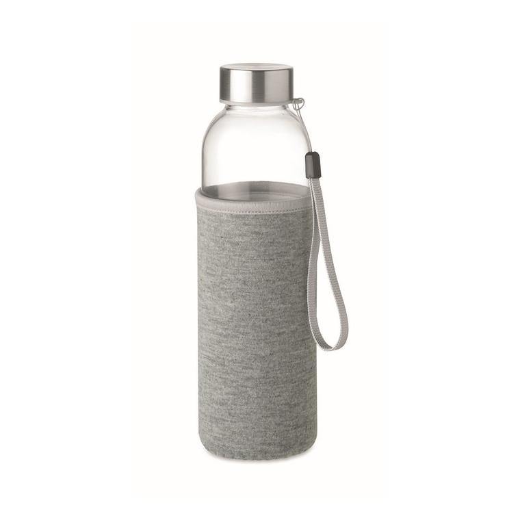 Sticlă de sticlă în husă 500ml UTAH GLASS Gri