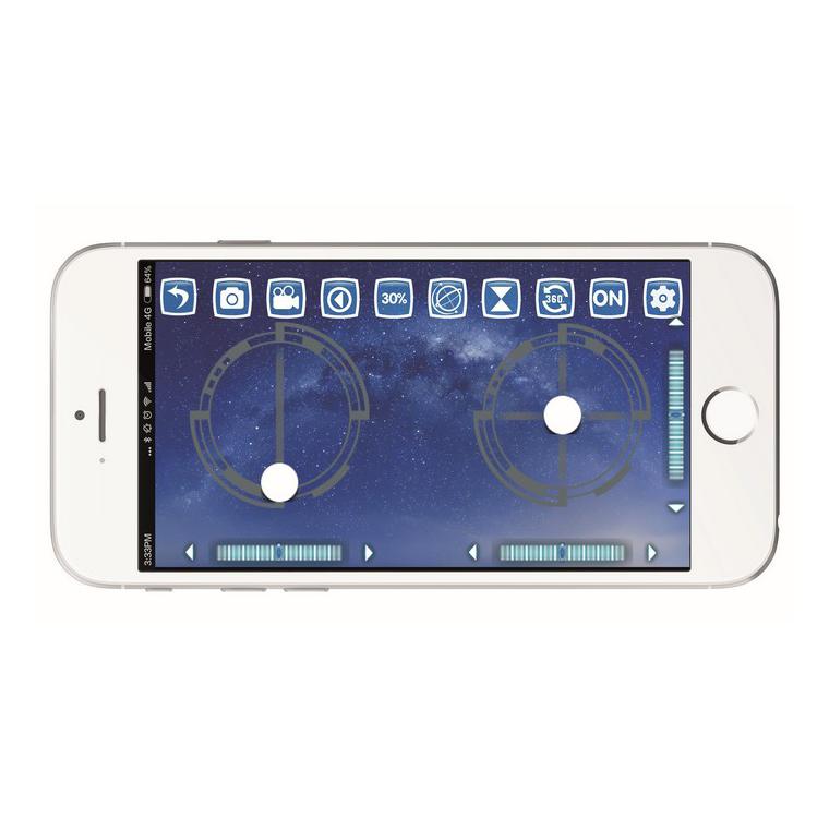 Dronă pliabilă WIFI DRONIE Alb