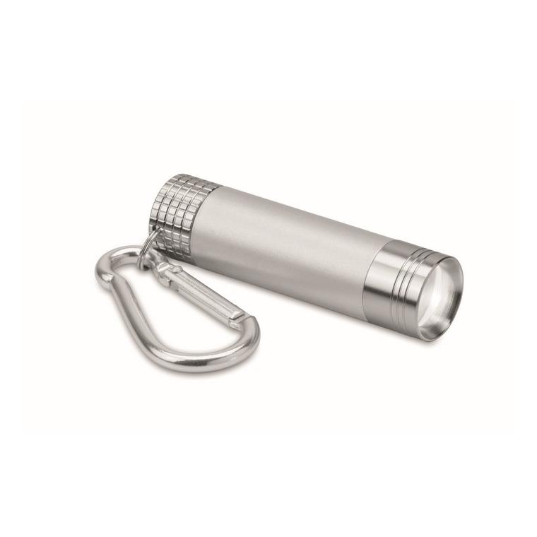 Breloc lanternă aluminiu POP LIGHT Argintiu